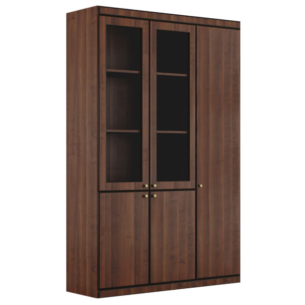 Шкаф с отделением для одежды высокий CPT1750602 (Тёмный орех)
