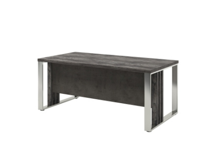 Стол прямой, опоры из нержавеющей стали Vestar Z-318 1800x900x750 (Сосна Пасадена/Бетон Чикаго)