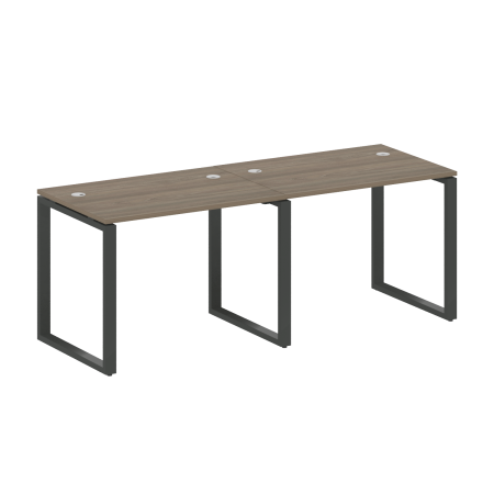 Рабочая станция Metal System Style БО.СМ-2.1 2000x720x750 (Вяз/Антрацит металл)