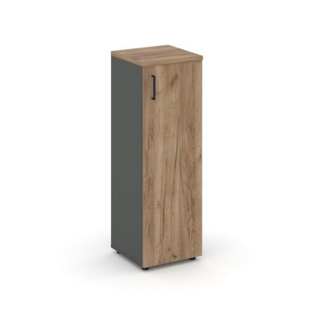 Шкаф средний узкий SN.STU-204(R) (400х400х1203) (Антрацит/Дуб Табак)