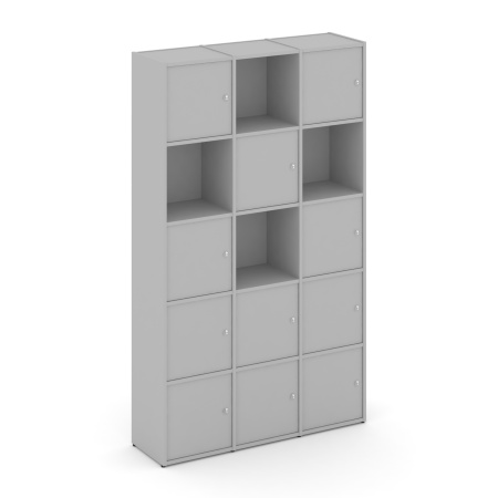 Стеллаж Locker Plus LK.K-009 1188x350x1983 (Серый)