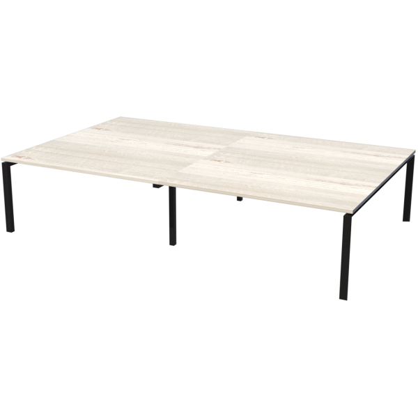 Стол на металлокаркасе Аргентум-МП НТМП.П-140.11.2 2800x1100x750 (Сосна винтер/Антрацит)