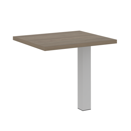 Брифинг-приставка с опорой LT.BR-1 (Вяз Благородный/Серый металл)