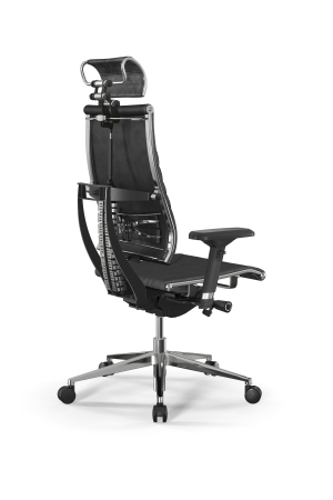 Кресло для руководителя Метта Y 4DF B2-12D - GoyaLE /Kc31/Nc31/D04P/H2cV-3D(M26.B32.G25.W03) (Темно-серый)