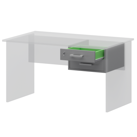 Тумба подвесная Арго АТ-02 430x450x280 (Серый)