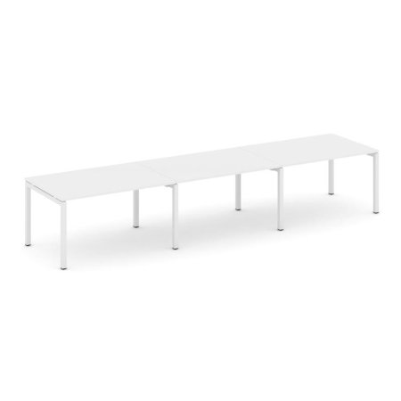 Стол переговорный SN-5P.SPRG-023.3 (4410х980х750) (Белый/Металл Белый)