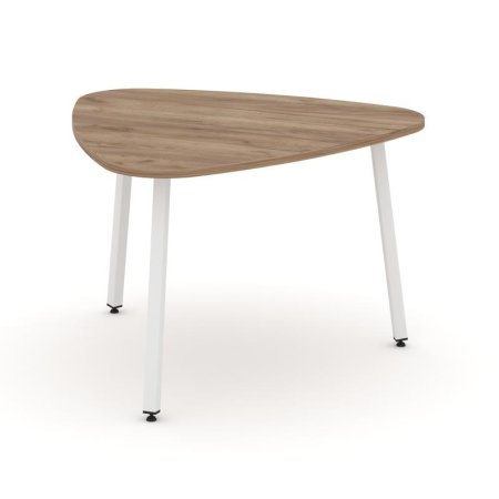 Стол переговорный SN-4.SPRG-71.3 (1200х1200х750) (Дуб Табак/Металл Белый)