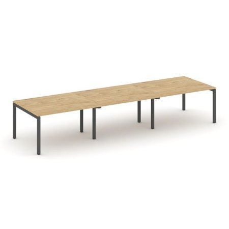 Стол переговорный SN-5P.SPRG-053.3 (4410х1180х750) (Тиквуд Светлый/Металл Антрацит)