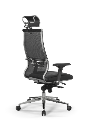 Кресло для руководителя Метта Samurai L2-6D - TS+Infinity /Kc00/Wm06/D04P/H2cL-3D(M06.B32.G11.W03) (Черный)