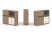 Тумба двойная + низкая надставка ES.NB.2N-19 (1500х410х1135) (Латте/Тиквуд Светлый)