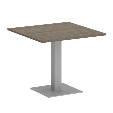 Стол квадратный VR.SP-5-90.2 900x900x750 (Вяз благородный/Серый Металл)