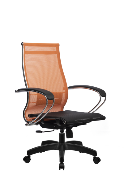 Кресло для руководителя Метта МЕТТА-9(MPRU)/подл.131/осн.001 (Оранжевый)