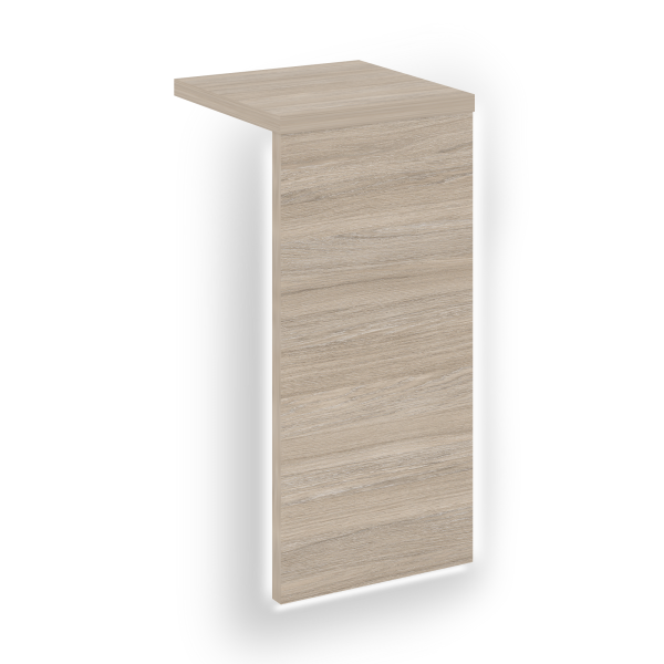 Накладка с подсветкой прямая высокая для О.R-F.MP.V-78 Onix О.R-NP.V-78.1.S 320x327x674 (Дуб Аттик)