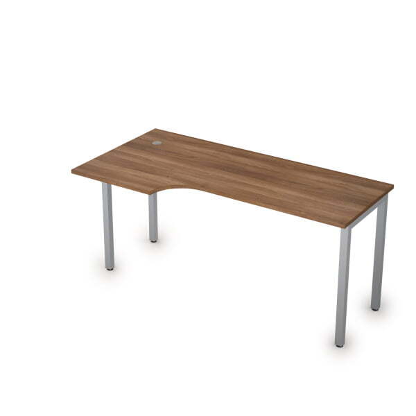 Стол письменный на металлокаркасе лев Стиль 2М.143 1600x800x750 (Шамони темныйСерый)