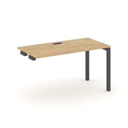 Стол-приставка к опорным элементам SN-5P.OPRS-004 (1580х600х750) (Тиквуд Светлый/Металл Антрацит)