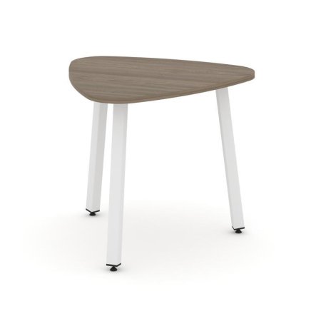 Стол переговорный SN-5.SPRG-70.3 (900х900х750) (Вяз Благородный/Металл Белый)