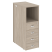 Тумба 4 ящика завершающая, правая Onix O.R-TV-4R 436x767x1185 (Тиквуд Светлый)