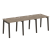 Рабочая станция на деревянных опорах Onix Wood OW.RS-3.0.8 2340x800x750 (Тиквуд Светлый/Дуб Темный)