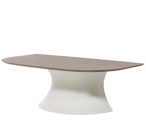 OLA Стол для руководителя L220 (Орех Белый)