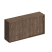 Шкаф-купе низкий Комфорт КФ К.523 1540x380x750 (Дуб шамони темный)