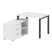 Рабочая станция с опорной тумбой левая Metal System Style БП.РС-СТС-2.1 Л 1100x1520x750 (Дуб Наварра/Серый металл)
