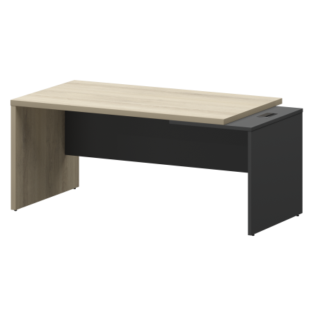 Стол руководителя правый Кортез KZ-18R 1800x900x750 (Кронберг/Графит)