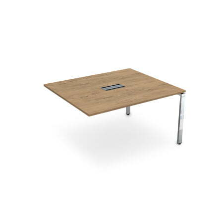 Конечный модуль Бенч-системы для переговорных столов Gloss НСПК-П.928 1600x1200x750 (TeakwoodХром)