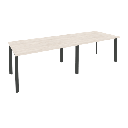 Стол переговорный Onix O.MP-PRG-2.3 2760x980x750 (Денвер Светлый/Черный металл)