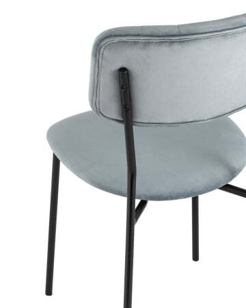 Стул Бандо велюр серый (Стул Бандо серый)