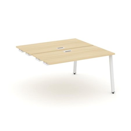 Стол-приставка к опорным элементам SN-6A.DPRS-014 (1580х1432х750) (Акация Лорка/Металл Белый)