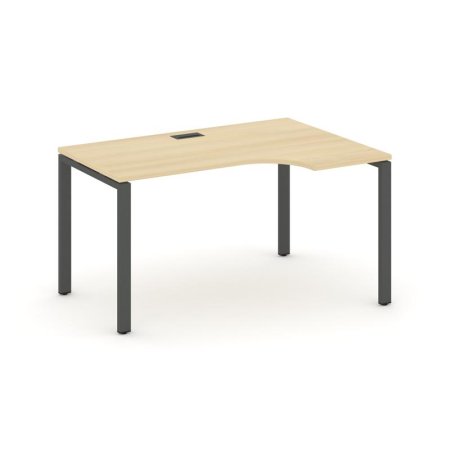 Стол рабочий эргономичный SN-6P.SPA-022(R) (1580х800/980х750) (Акация Лорка/Металл Антрацит)