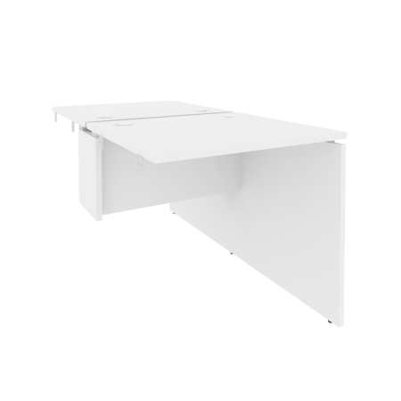 Стол-приставка двойной к опорным элементам Onix O.D.SPR-0.7 780x1475x750 (Белый Бриллиант)