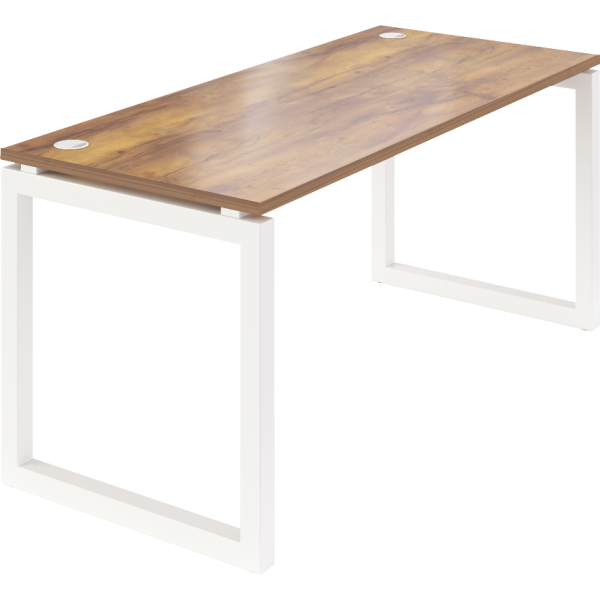 Стол на металлокаркасе Смарт СМС25-О-12Л.73.Пр25 1200x730x750 (ТаксонияБелый)