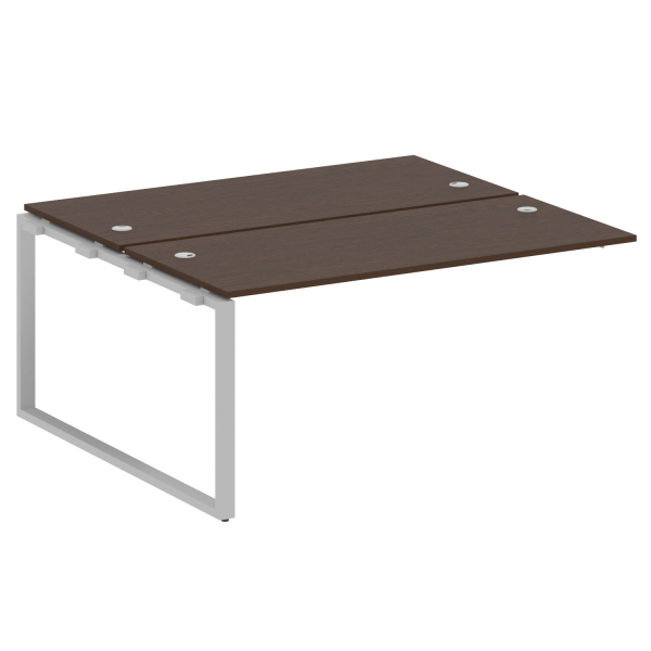 Проходной наборный элемент рабочей станции Metal System Style БО.ПРС-СП-2.4 1600x1475x750 (Венге Цаво/Серый металл)