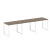 Рабочая станция Metal System Style БО.СМ-3.1 3000x720x750 (Дуб Наварра/Серый металл)