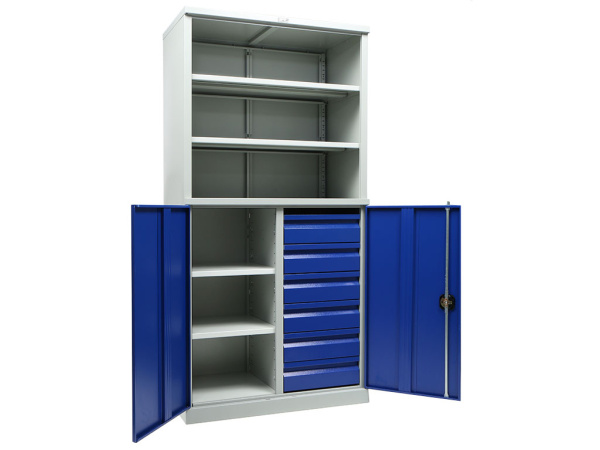 Шкаф инструментальный TC-1995/2-102206 (Серый/Синий)