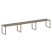 Рабочая станция Metal System Style БО.СМ-3.4 4800x720x750 (Дуб Наварра/Серый металл)