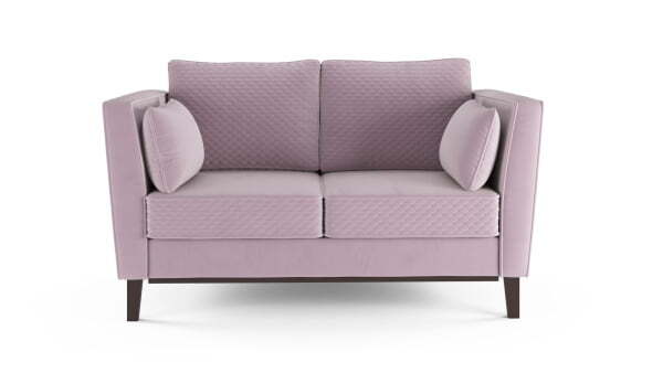 Диван 2-местный раскладной Neapole (1700x970x960) Розовый (Розовый)