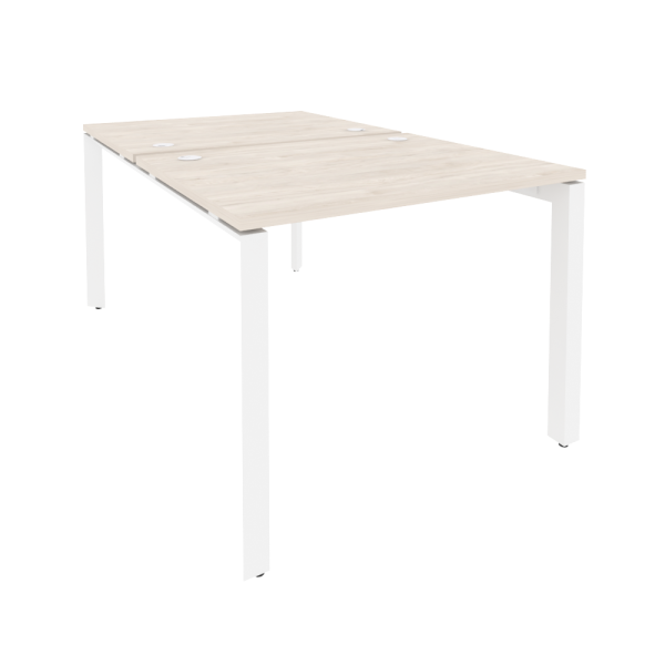 Рабочая станция на П-образном м/к Onix O.MP-D.RS-2.1.8 980x1635x750 (Денвер Светлый/Белый Металл)