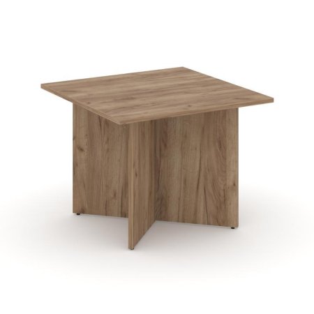 Стол переговорный квадратный SN-D.SPRG-003 (980х980х750) (Дуб Табак)