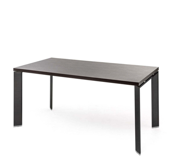 FERMO METAL Стол для руководителя L180 (Венге/Черный металл)