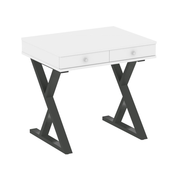 Компьютерный стол VR.SP-1-79M 794x600x750 (Белый Бриллиант/Антрацит Металл)
