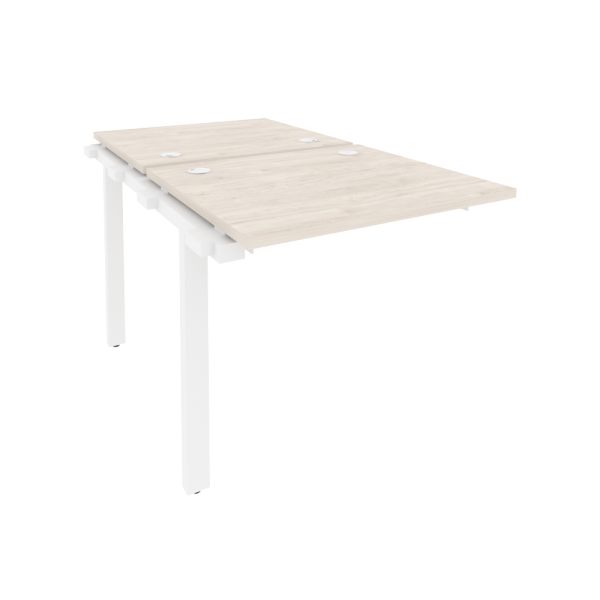 Наборный элемент рабочей станции на м/к Onix O.M-2.NRS-0.7 780x1475x750 (Денвер Светлый/Белый Металл)