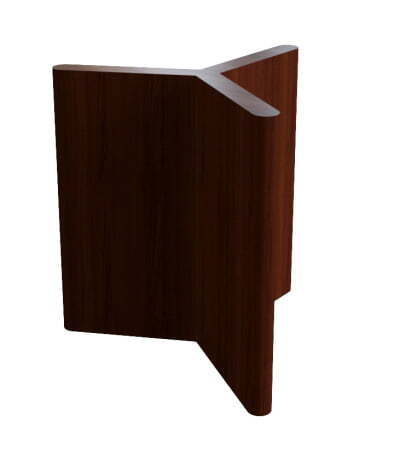 Опора стола переговоров Sorbonne 24715 (Темный орех)