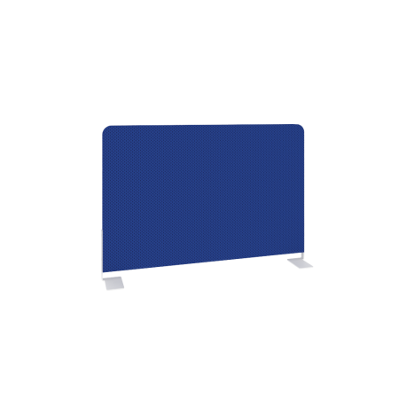 Экран тканевый боковой L600мм Б.ТЭКР-60 600x22x390 (Синий/Белый металл)