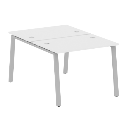 Рабочая станция Metal System Style БА.РАС-СП-2.1 1000x1475x750 (Белый/Серый металл)