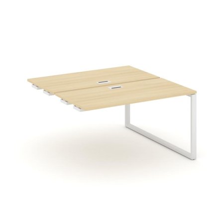 Стол-приставка к опорным элементам SN-6O.DPRS-024 (1580х1632х750) (Акация Лорка/Металл Белый)