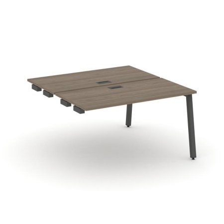 Стол-приставка к опорным элементам SN-5A.DPRS-014 (1580х1432х750) (Вяз Благородный/Металл Антрацит)