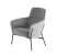 VENTO Кресло (СЕРЫЙ/ЧЕРНЫЙ)