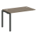 Проходной наборный элемент рабочей станции Metal System Style БП.ПРС-СП-1.2 1200x720x750 (Дуб Наварра/Серый металл)